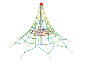 Lanová pyramida PY830K (v.p. 1 m, s 8-mi napínacími zámky)